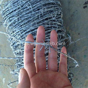 12 * 12 Double Twist Barbed Wire Untuk Pagar